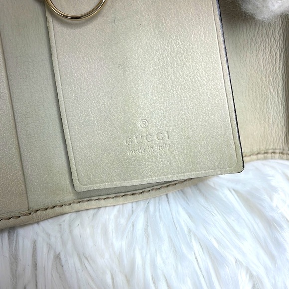 GUCCI KEY/ CARD HOLDER CASE SHERI LINE GG WEB - Picture 8 of 9